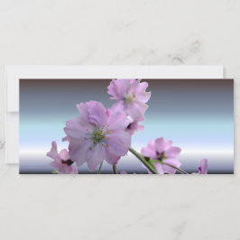 ピンクの花のさくらんぼ