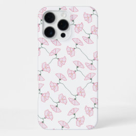 ピンクの花のつるのiPhoneケース iPhone 16 Pro Maxケース