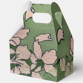 ピンクの花のカスケード特典ボックス フェイバーボックス