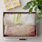 ピンクの花のカスタム10lbのティッシュペーパー 薄葉紙 (ギフト)