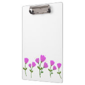 ピンクの花のクリップボード クリップボード (左)