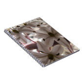 ピンクの花のノート ノートブック (右側)