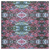 ピンクの花のハナミズキの木の写真 ファブリック (見本)