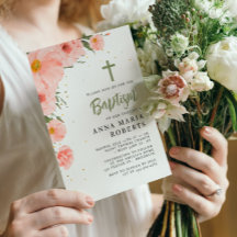 ピンクの花のバプテスマ