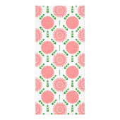  ピンクの花のパターン  ラックカード (裏面)