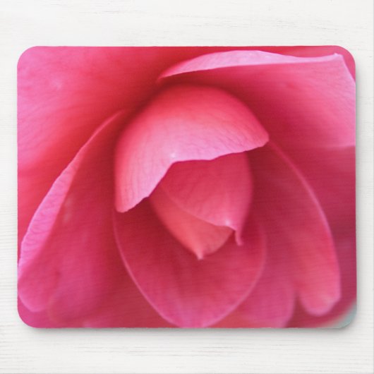 ピンクの花のマウスパッド マウスパッド (正面)