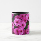 ピンクの花のマグ マグカップ (中央)