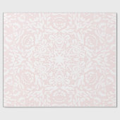 ピンクの花のレースの包装紙 ラッピングペーパー (フラット)