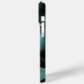 ピンクの花の上の美しい蝶 Case-Mate iPhoneケース (裏面 / 左)