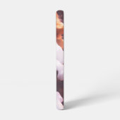 ピンクの花の中の美しい若い女の子ポートレート SAMSUNG GALAXYケース (左側面)