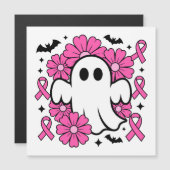 ピンクの花の乳がん啓発ゴースト (正面/裏面)