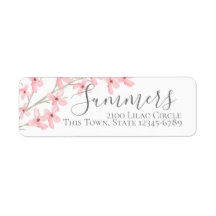 ピンクの花の住所