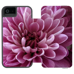 ピンクの花の写真デザイン iPhone SE/5/5sウォレットケース
