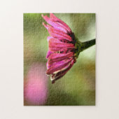 ピンクの花の写真 ジグソーパズル (縦)