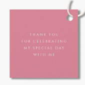 ピンクの花の十字架の少女、初めての聖体拝領、 フェイバータグ