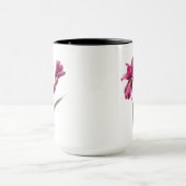ピンクの花の可愛いマグカップ マグカップ (中央)