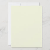 ピンクの花の咲くコリヌス ツリーの結婚式 招待状 (裏面)