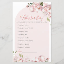 ピンクの花の女の子のベビーで開花の願いをベビー