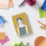 ピンクの花の女性 – 黄色 iPad MINIカバー<br><div class="desc">ピンク・ブロッサム・レディーI by Melissa Wang. | 140354D</div>