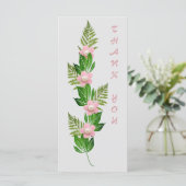 ピンクの花の小枝 ありがとう (スタンド正面)