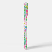 ピンクの花の庭のモノグラム Case-Mate iPhoneケース (裏面 / 右)