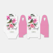 ピンクの花の恋人の誕生日 フェイバーボックス (折り畳みなし)