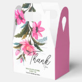 ピンクの花の恋人の誕生日 フェイバーボックス (オープン)