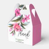 ピンクの花の恋人の誕生日 フェイバーボックス (正面サイド)