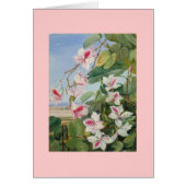 ピンクの花の春のパーティーのシャワーの平和愛運命 (正面)