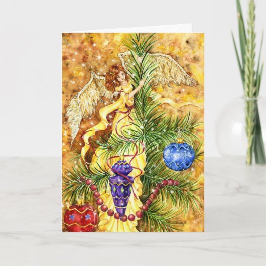 ピンクの花の景色 シーズンカード (正面)