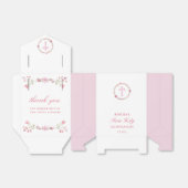 ピンクの花の最初の共有テント フェイバーボックス (折り畳みなし)