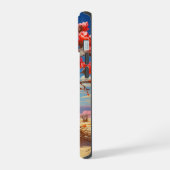 ピンクの花の木 iPhone 16ケース (左側面)