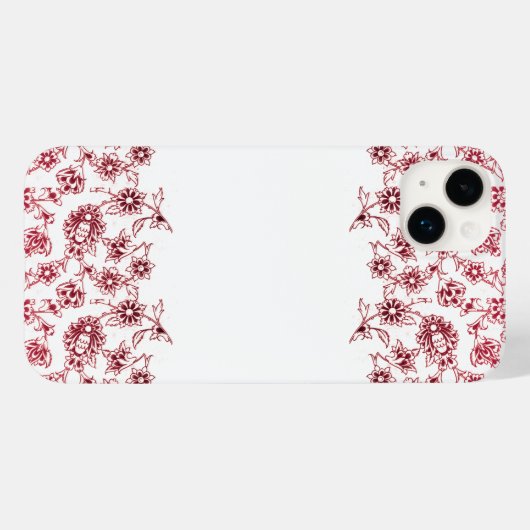 ピンクの花の束 Case-Mate iPhoneケース (裏面 (横))