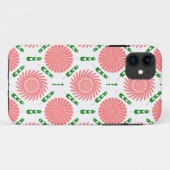 ピンクの花の模様 Case-Mate iPhoneケース (裏面(横))