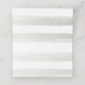 ピンクの花の水彩植物ブライダルシャワー プレイスカード (内部開封)