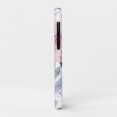 ピンクの花の水彩画 Case-Mate iPhoneケース (裏面/左)