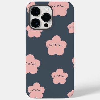 ピンクの花の猫 | かわいい顔の猫 | 花猫愛好家 Case-Mate iPhone 14 PRO MAXケース