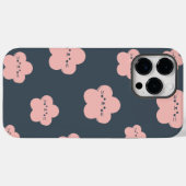 ピンクの花の猫 | かわいい顔の猫 | 花猫愛好家 Case-Mate iPhoneケース (裏面 (横))
