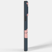 ピンクの花の猫 | かわいい顔の猫 | 花猫愛好家 Case-Mate iPhoneケース (裏面 / 右)