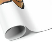 ピンクの花の砂漠サボテンの多肉植物 ラッピングペーパー (ロールコーナー)