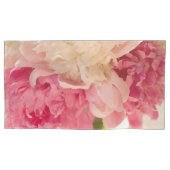 ピンクの花の組の枕カバー、Size王 枕カバー (正面左)