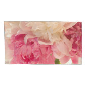 ピンクの花の組の枕カバー、Size王 枕カバー (裏面-右)