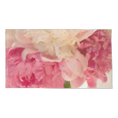 ピンクの花の組の枕カバー、Size王 枕カバー (裏面-左)