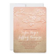 ピンクの花の結婚式