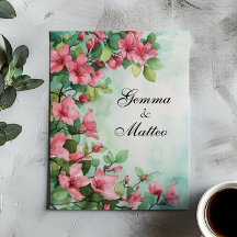 ピンクの花の緑結婚の花