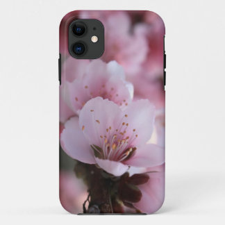 ピンクの花の花の箱 iPhone 11 ケース