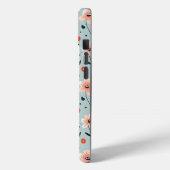 ピンクの花の花柄 Case-Mate iPhoneケース (裏面 / 左)