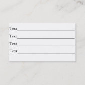 ピンクの花の葉の花の芸術の花屋 名刺 (裏面)