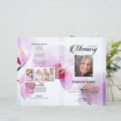 ピンクの花の葬儀テンプレート (スタンド正面)