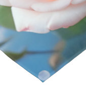 ピンクの花の蝶 テーブルクロス (アングル)